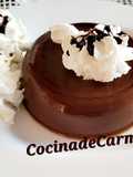 Cuajada de cacao con bebida de soja