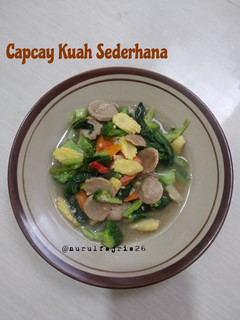 Foto resep Capcay Kuah Sederhana