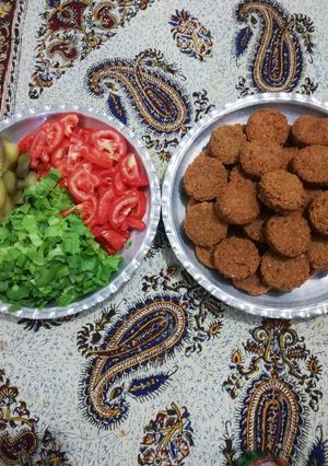 عکسی از دستور فلافل خوشمزه 😜