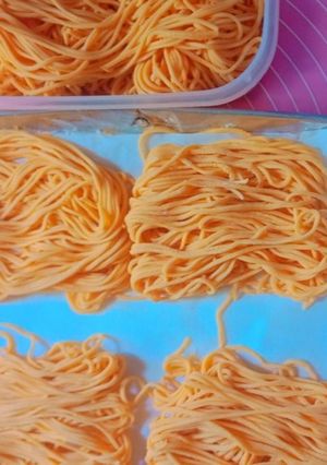 Foto resep Mie Wortel Home Made (cocok untuk mpasi) no pengawet,no MSG