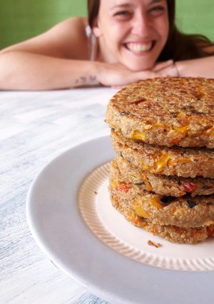 Una foto de Hamburguesas de Quinoa