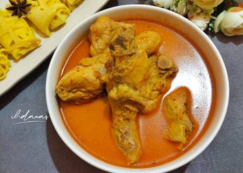 Masakan Unik Roti Jala Kari Ayam Gurih Mantul