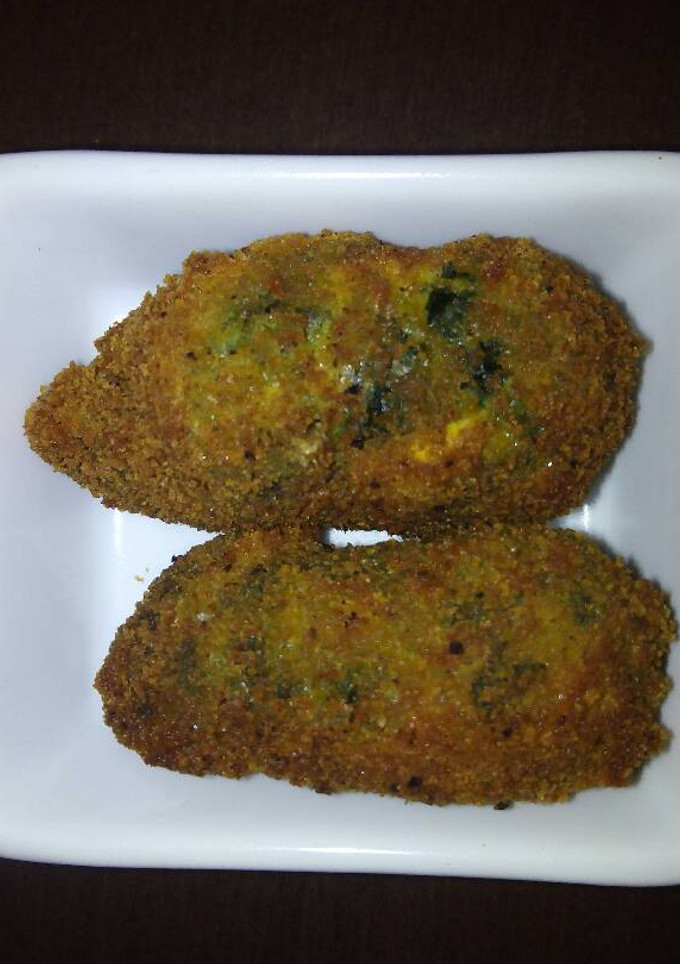 Una foto de Croquetas de espinacas, tofu y queso de cabra