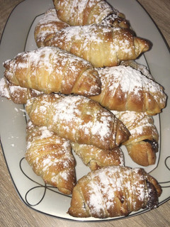 Una foto de Croissant 🥐 casero de Nutella