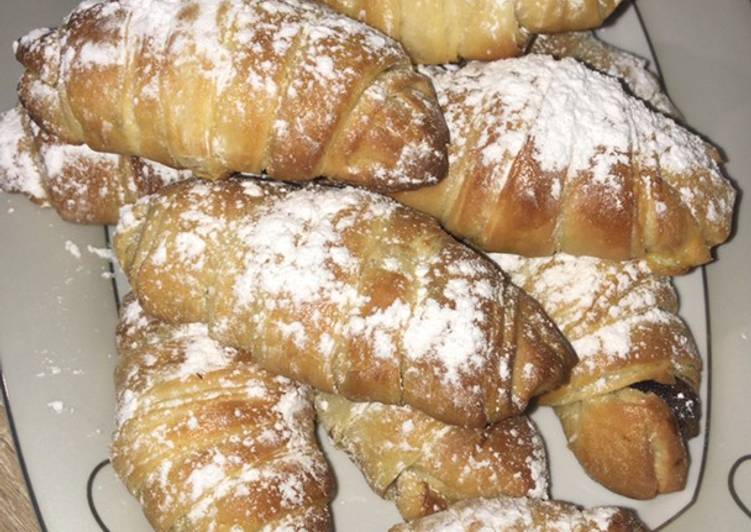 Croissant 🥐 casero de Nutella