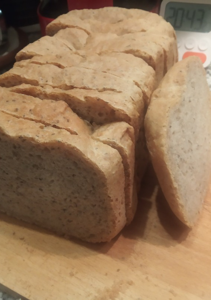 Una foto de Pan de molde integral en amasadora ZERO-GLU de Imetc
