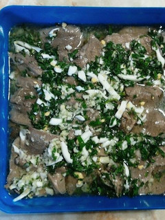 Una foto de Lengua a la vinagreta