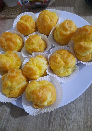 Foto resep Kue sus vanilla enak, kokoh, simple no mixer