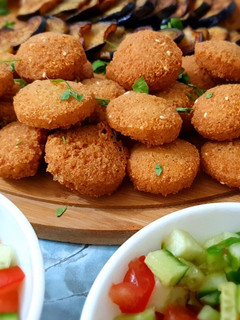 صورة لوصفة فلافل عراقية مقرمشة 😍