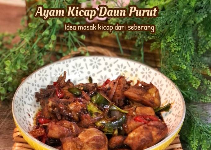 Resipi Ayam Kicap Daun Purut Oleh Salina Jalaludin Cookpad