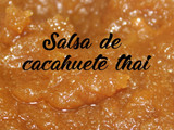 Salsa de cacahuete estilo thai
