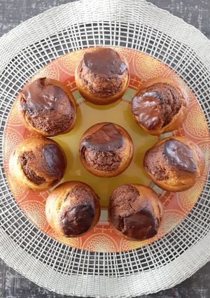 Une photo de Muffins Marbré au Chocolat et à la Vanille / Healthy