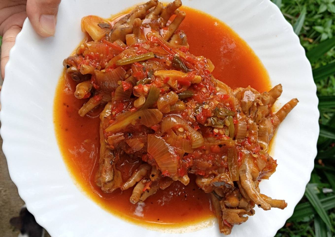 Ceker pedas manis