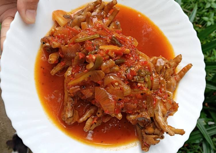 Resep Ceker pedas manis | Tips Membuat Ceker pedas manis Anti Gagal