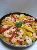 Paella con Mariscos y Cervezas!!