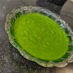 Mint mango chutney A picture of Mint mango chutney.