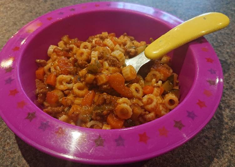 Recipe of Speedy Bolognese with vegetables