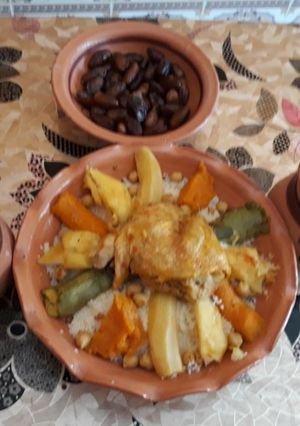 A picture of Friday Couscous (Vegetable and Chicken Couscous).