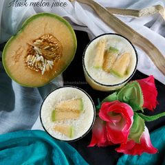 A picture of Muskmelon juice.