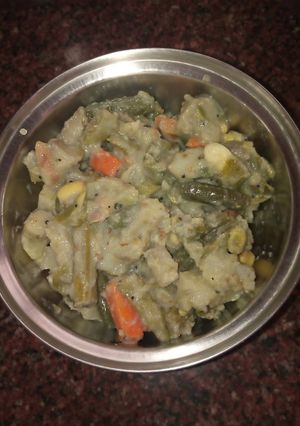 அவியல்(avial) (Aviyal recipe in tamil) செய்முறை முக்கிய புகைப்படம்