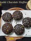 ડબલ ચોકલેટ મફિન્સ (Double Chocolate Muffins Recipe In Gujarati)