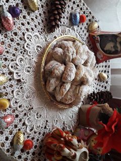 O poză a rețetei Cornulețe vis de iarnă.