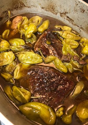 A picture of Italian Beef.