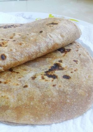 A picture of Phulka (indian flat bread).