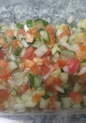 Una foto de Ensalada para acompañar el asado