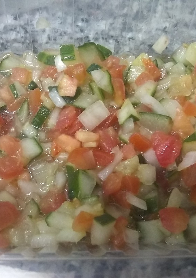 Una foto de Ensalada para acompañar el asado