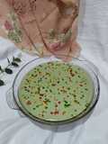 Pisang Lapis Puding Keju Matcha