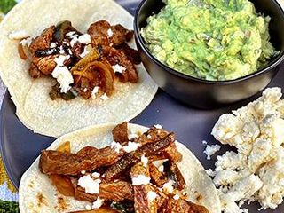 Roasted Hatch Chile Wagyu Steak Fajitas