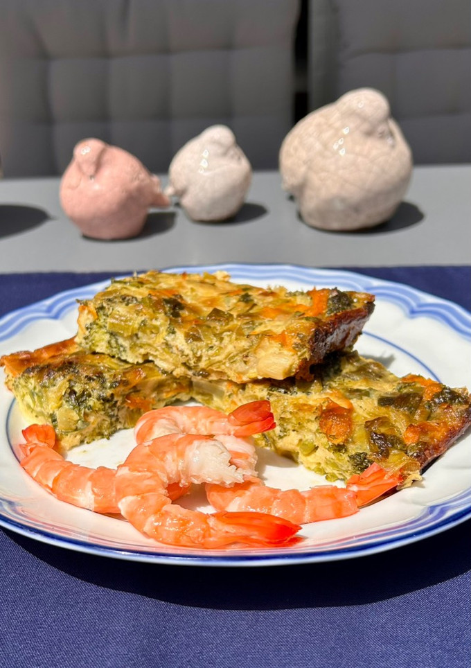 Una foto de Pastel de verduras