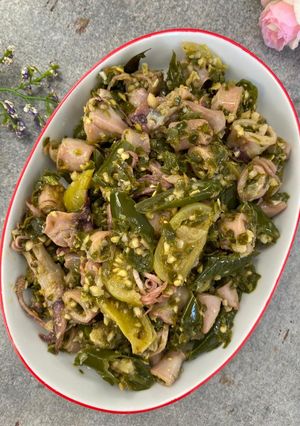 Foto resep Cumi Cabai Hijau