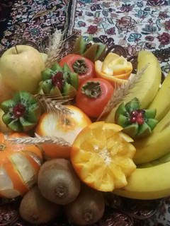 عکسی از دستور سبد میوه یلدایی