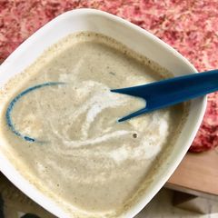 A picture of Cream of mushroom.