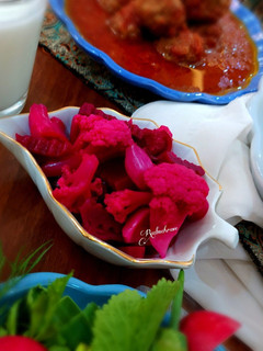 عکسی از دستور ترشی لبو و گل کلم