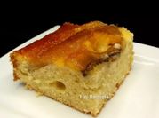 Una foto de tarta de banana con caramelo