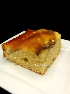 Una foto de Tarta invertida de plátano