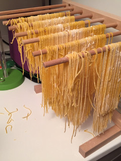 Una foto de Espaguetis de pasta fresca