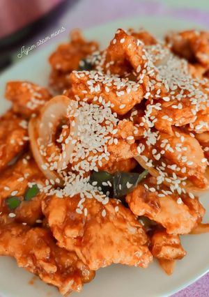 Foto resep Ayam Asam Manis