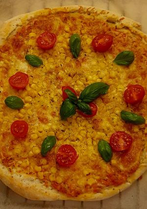 A picture of Homemade pizza 🍕.