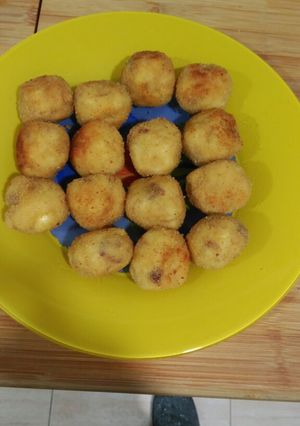 Foto principal de Croquetas jamón serrano, huevo y mozzarella