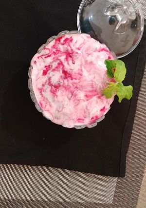 A picture of Vegetable Raita.