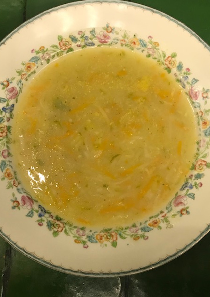 Una foto de Sopa de verduras ralladas - 3