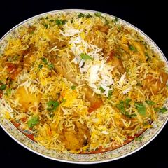 A picture of Sindhi biryani.