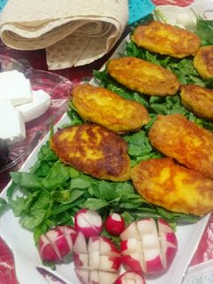 عکسی از دستور کوکو سیب زمینی