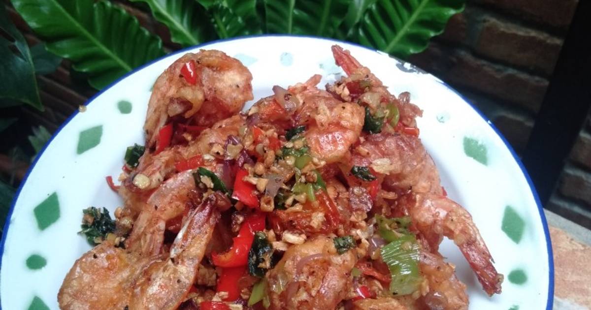 Resep Udang Cabai Garam Oleh Pawon Ry Cookpad