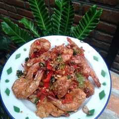 A picture of # Udang cabai garam.