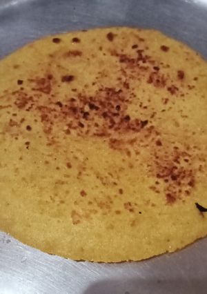 A picture of Leftover dal paratha.